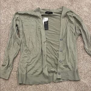 Banana Republic Olive Button Down Cardigan